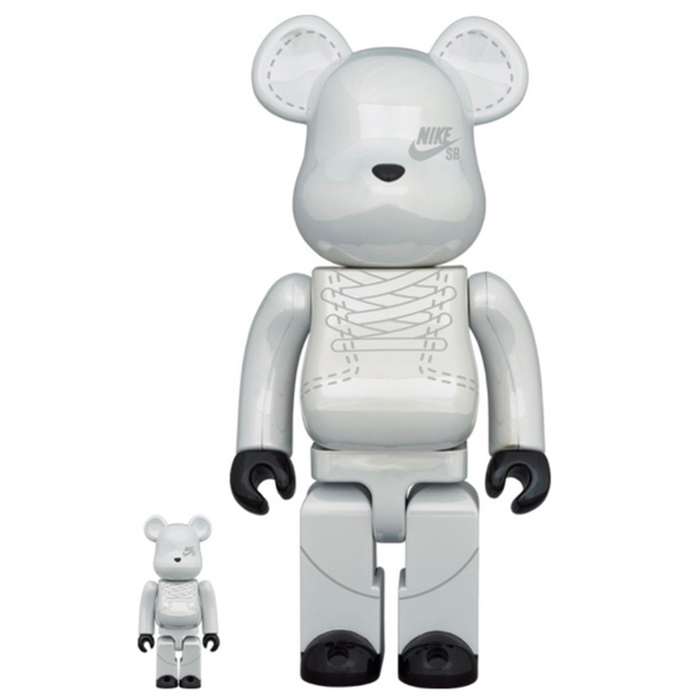 BE@RBRICK×NIKE SB 2020 WHITE 100% 400%