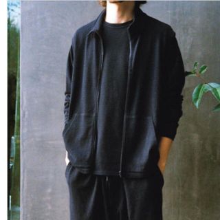 コモリ(COMOLI)のCOMOLI コモリ 20SS シルクネップ長袖クルー サイズ2  美品(スウェット)