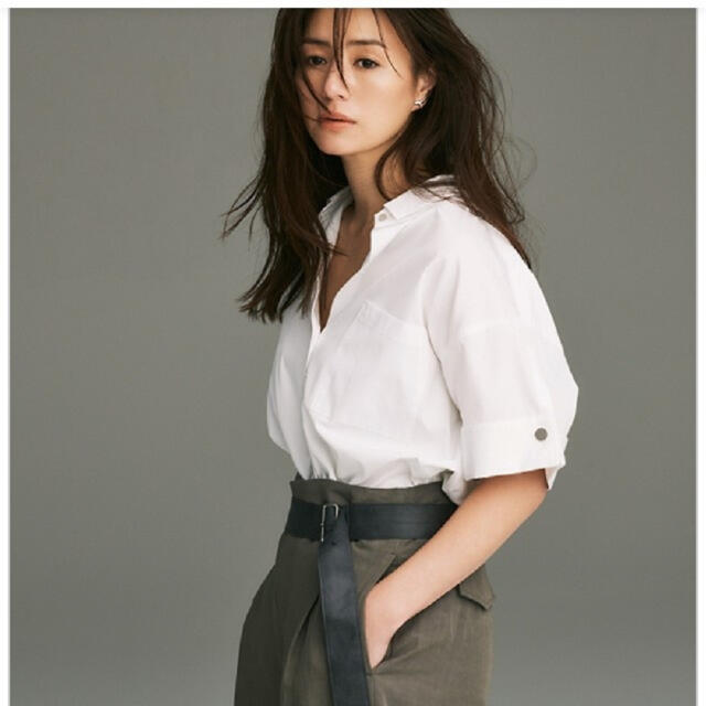 沸騰ブラドン Loin ショートスリーブカフスシャツ 井川遥 Herato シャツ ブラウス 半袖 袖なし 沸騰ブラドン Loin ショートスリーブカフスシャツ 井川遥 Herato シャツ ブラウス 半袖 袖なし
