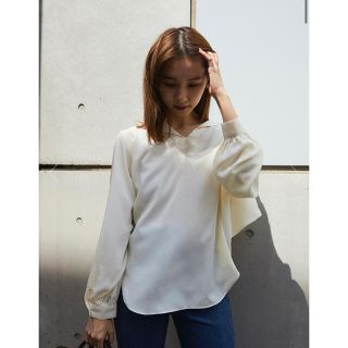 タイムセール RANDEBOO  Scarf arrange blouse (シャツ/ブラウス(長袖/七分))