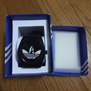 アディダス(adidas)のadidas ブラック 腕時計(腕時計)