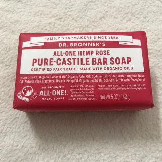 ドクターブロナー(Dr.Bronner)のドクターブロナー　マジックソープバー　ローズ(ボディソープ/石鹸)