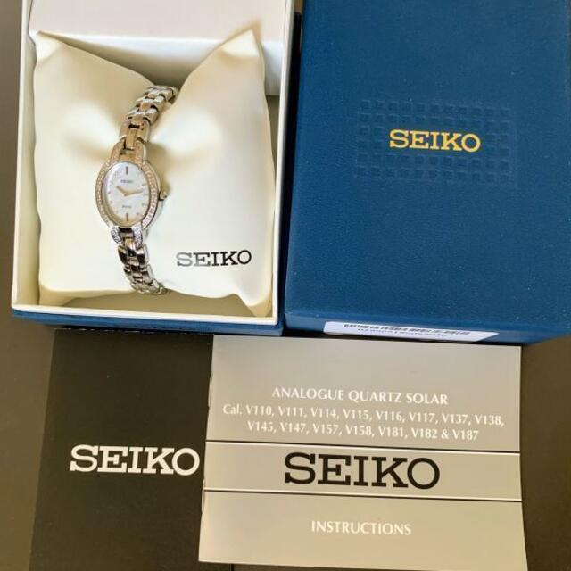 SEIKO(セイコー)の【新品】ダイヤモンド24石★SEIKO セイコー ソーラー 腕時計 レディース レディースのファッション小物(腕時計)の商品写真