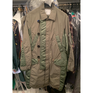 サカイ(sacai)の24k様用　SACAI 19aw OXFORD COAT 19-02069M(ミリタリージャケット)