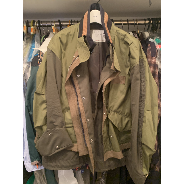 35%OFF】 sacai - 20SS SACAI JACKET 20-02211M ミリタリージャケット
