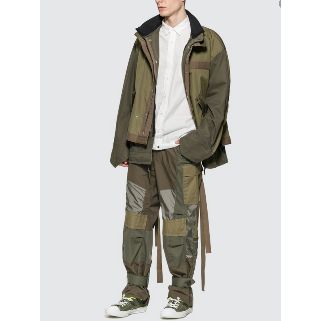 売れ筋介護用品も! sacai サカイ 20-02211m ジャケット ミリタリー