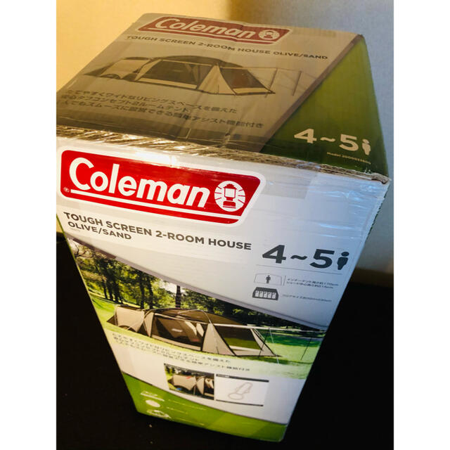 Coleman(コールマン)の［新品未開封］タフスクリーン2ルームハウス オリーブ/サンド スポーツ/アウトドアのアウトドア(テント/タープ)の商品写真