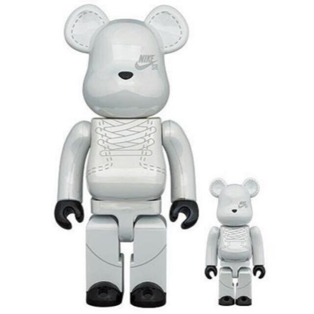 ナイキ新品 BE@RBRICK×NIKE SB 2020 WHITE 100&400％