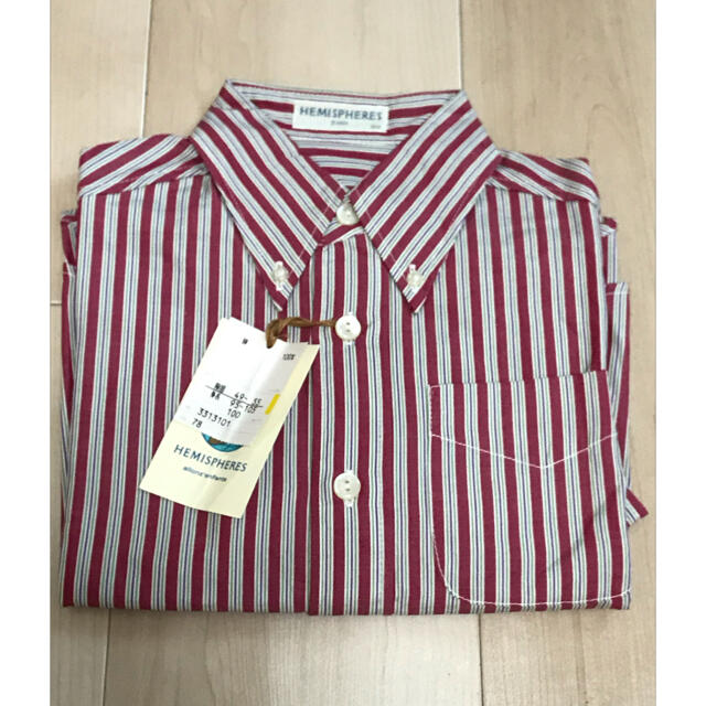 HEMISPHERE(エミスフィール)の【新品】シャツ　100 キッズ/ベビー/マタニティのキッズ服男の子用(90cm~)(ブラウス)の商品写真