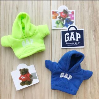 ギャップ(GAP)の《新品、未使用》GAP ガチャ　ガチャガチャ　パーカー　青　緑(キャラクターグッズ)