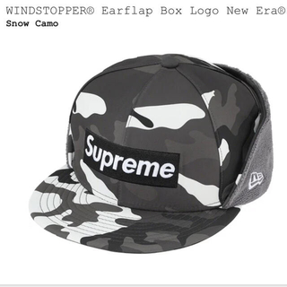 シュプリーム(Supreme)のWINDSTOPPER Earflap Box Logo New Era(キャップ)