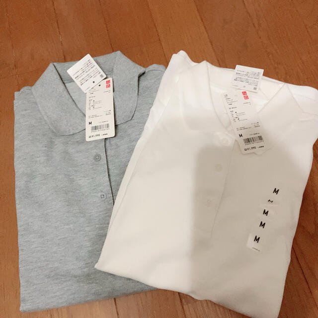 UNIQLO(ユニクロ)のUNIQLOポロシャツ新品未使用 レディースのトップス(ポロシャツ)の商品写真