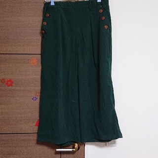 大きいサイズ 深緑パンツ(カジュアルパンツ)