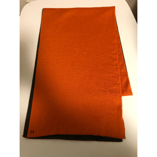 美品】HERMES アレ・ルトゥール カシミアシルク リバーシブル マフラー
