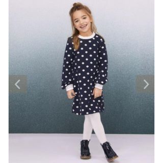 プチバトー(PETIT BATEAU)のねこどくたー様専用☆プチバトー☆ ワンピース ジャガード ドット柄(ワンピース)