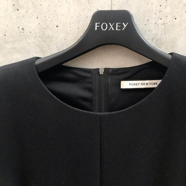 FOXEY NEW YORK  ブラック　ワンピース　38