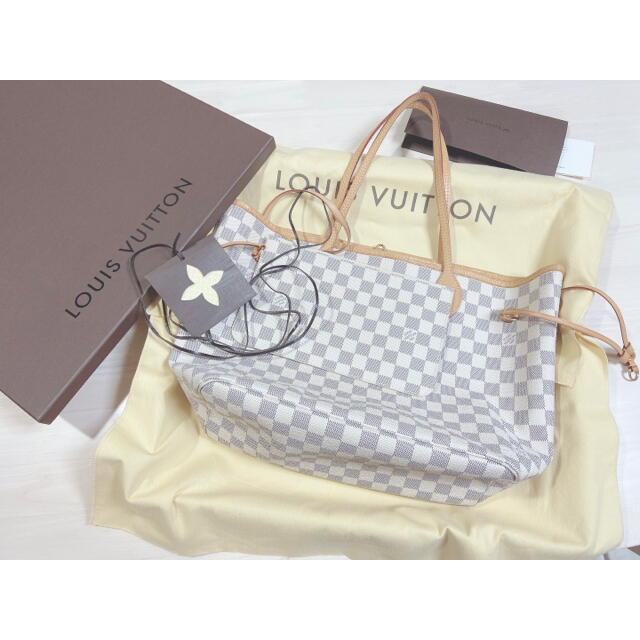 超人気の LOUIS VUITTON ネヴァーフルMM ダミエ・アズール 年末セール