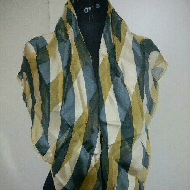 jun ashida(ジュンアシダ)のジュン・アシダ　スカーフ　未使用品 レディースのファッション小物(バンダナ/スカーフ)の商品写真