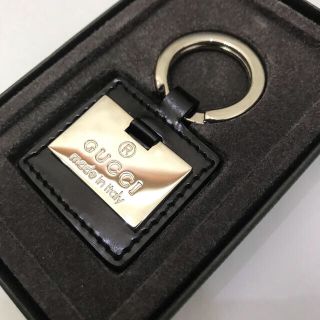 グッチ(Gucci)の新品　未使用　箱付き　グッチ　キーホルダー　ブラック(キーホルダー)