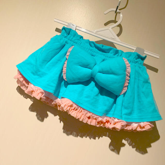 EARTHMAGIC(アースマジック)のEARTHMAGIC  リボン付きスカート キッズ/ベビー/マタニティのベビー服(~85cm)(スカート)の商品写真