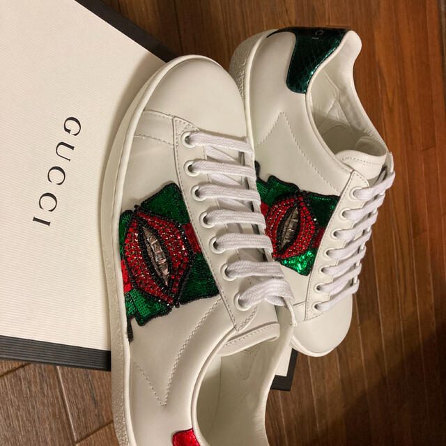 Gucci(グッチ)の　Mai様専用　Gucci New ace スニーカー レディースの靴/シューズ(スニーカー)の商品写真