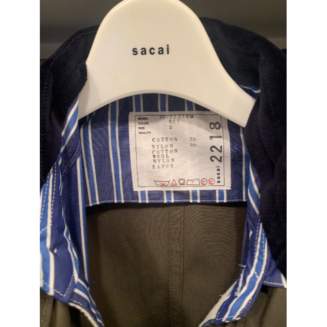 sacai(サカイ)のSACAI 20ss 20-02218M メンズのジャケット/アウター(ミリタリージャケット)の商品写真