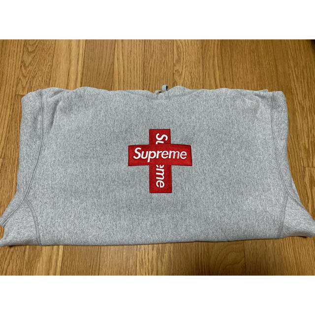 Supreme Cross Box Logo Hooded Sweatshirt