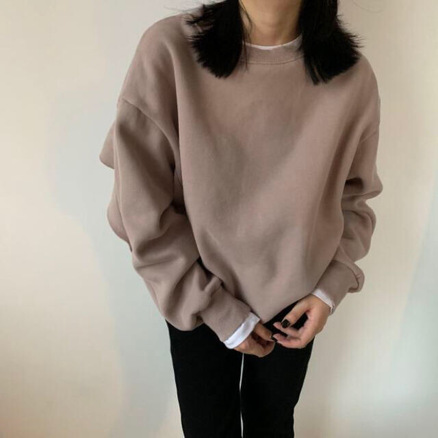 ZARA(ザラ)のimport❁︎バックスタイル フリル 裏起毛 ダメージ加工 スウェット レディースのトップス(トレーナー/スウェット)の商品写真