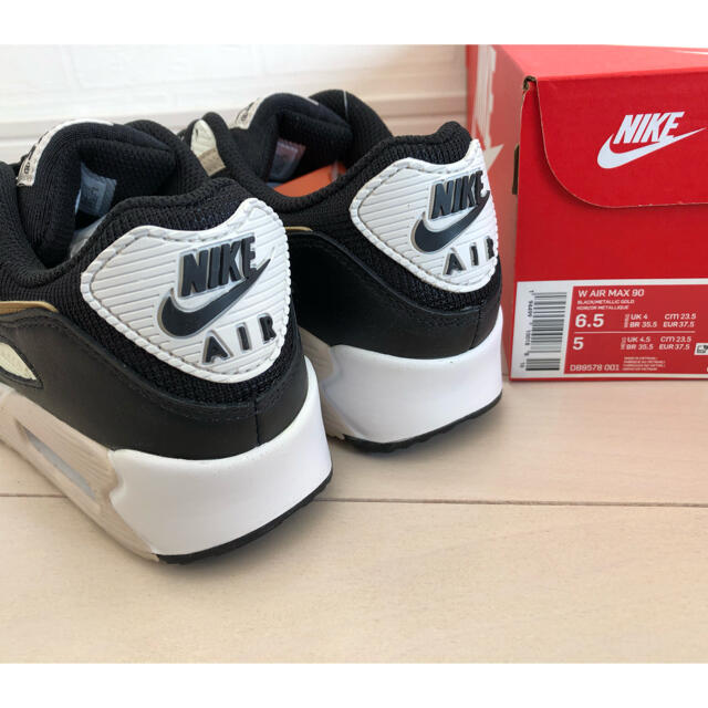 NIKE エアーマックス23.5 BLACK White美品