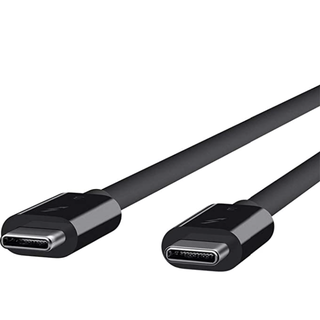 未使用 Belkin USB-Cケーブル Thunderbolt 3 0.8m(PC周辺機器)