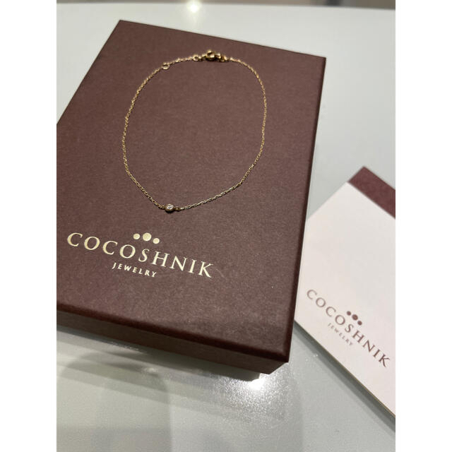 COCOSHNIK(ココシュニック)のココシュニック ダイヤブレスレットK10 レディースのアクセサリー(ブレスレット/バングル)の商品写真