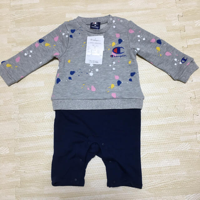 Champion(チャンピオン)の子供用ロンパース チャンピオン キッズ/ベビー/マタニティのキッズ服男の子用(90cm~)(その他)の商品写真