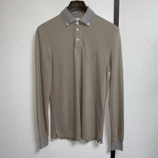 ブルネロクチネリ(BRUNELLO CUCINELLI)のブルネロクチネリ ボタンダウン鹿の子ポロシャツ sizeS イタリア製(ポロシャツ)