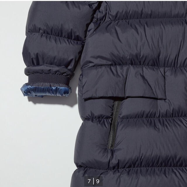 UNIQLO(ユニクロ)のライトダウンボリュームロングフーデッドコート メンズのジャケット/アウター(ダウンジャケット)の商品写真