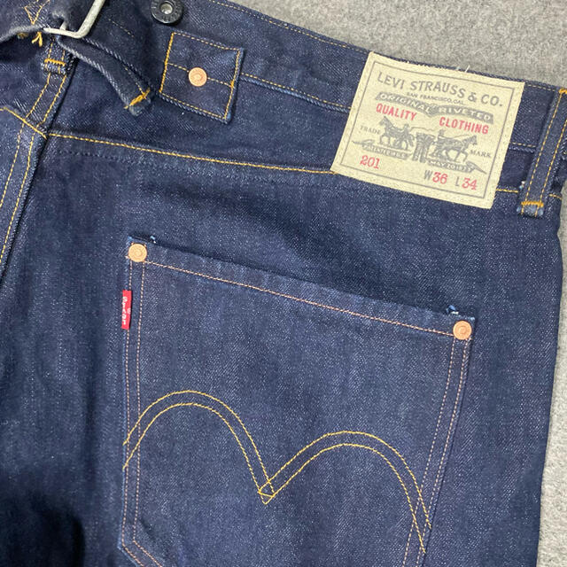 Levi's(リーバイス)のLevi'sリーバイス201紙パッチUSED美品W36 メンズのパンツ(デニム/ジーンズ)の商品写真