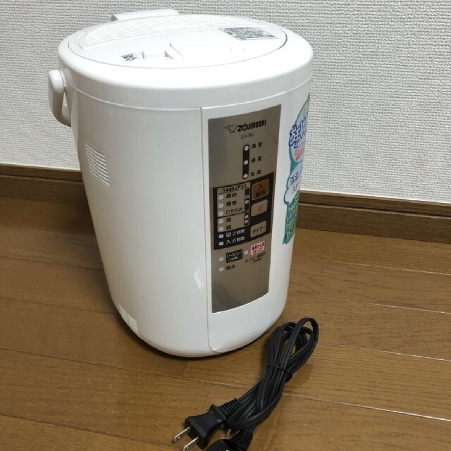 象印 ZOJIRUSHI スチーム式加湿器 EE-RJ50-WA 美品