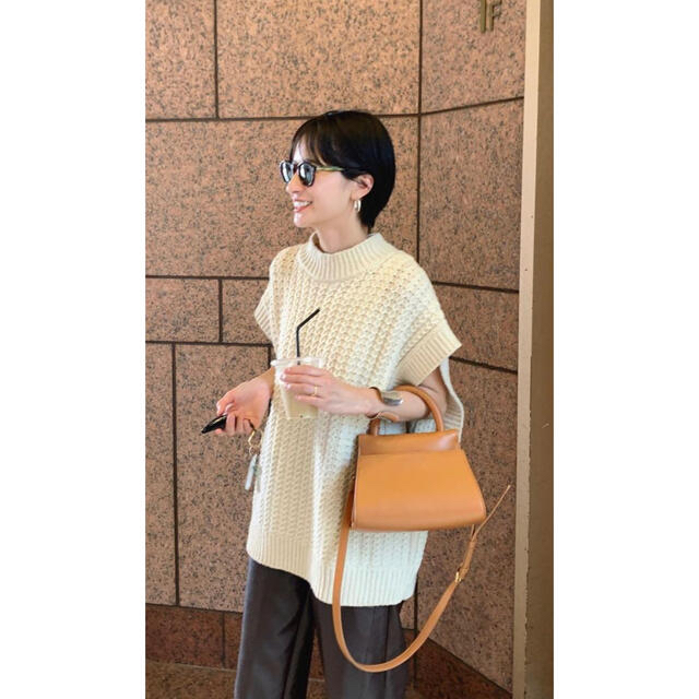 純正特注 【専用】elleme エレメ キャメル ハンドバッグ ショルダー