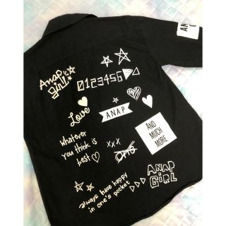 アナップキッズ(ANAP Kids)のANAP GIRLバクプリロングシャツ LovetoxicJENNI好きに(Tシャツ/カットソー)