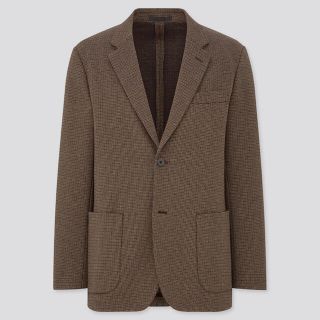 ユニクロ(UNIQLO)のユニクロ　メンズ　コンフォートジャケット(チドリ) Sサイズ(テーラードジャケット)