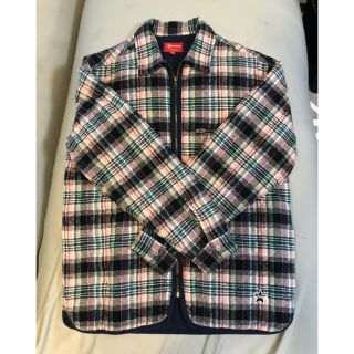 シュプリーム(Supreme)のsupreme quilted plaid zip up shirt(その他)