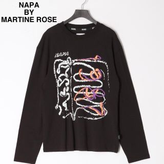 ナパピリ(NAPAPIJRI)の【ナパ バイ マーティンローズ 】新品 長袖Tシャツ カットソー   ブラック(Tシャツ/カットソー(七分/長袖))