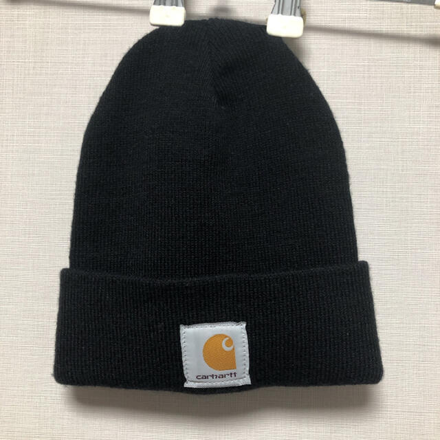 carhartt(カーハート)の【即日発送】カーハート　ニット帽　ブラック メンズの帽子(ニット帽/ビーニー)の商品写真