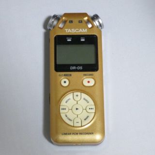 値下げタスカム DR-05TASCAM レコーダー /美品ゴールド★(その他)