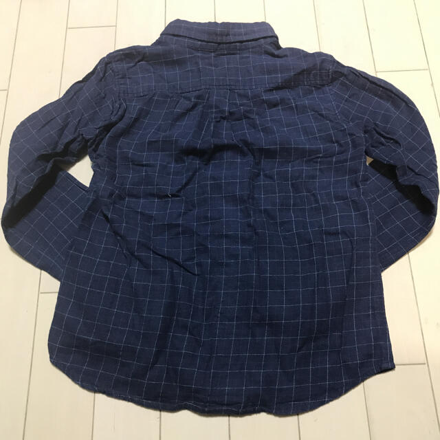 BACK NUMBER(バックナンバー)のバックナンバーキッズ　　チェックシャツ　　140cm キッズ/ベビー/マタニティのキッズ服男の子用(90cm~)(Tシャツ/カットソー)の商品写真