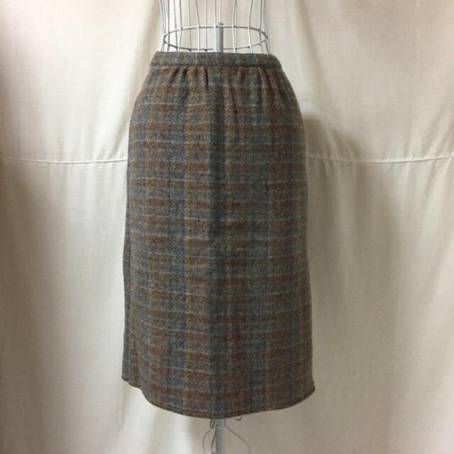 PANAMA BOY(パナマボーイ)の最終値下 vintage チェック スカート レディースのスカート(ロングスカート)の商品写真