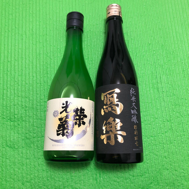 人気日本酒2本セット 光栄菊 スノウ・クレッセント&写楽 JAL限定 冷蔵保存