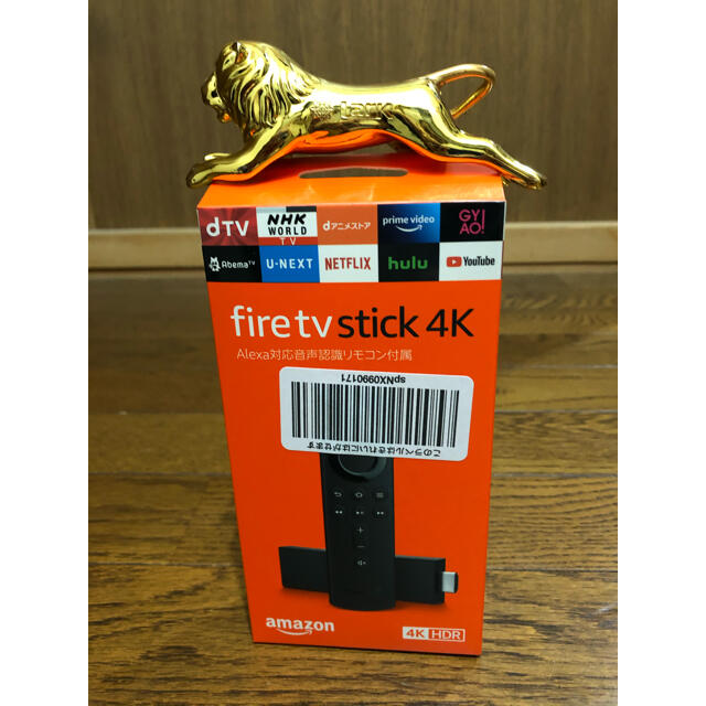 Fire TV Stick 4K Alexa対応音声認識リモコン付属  スマホ/家電/カメラのテレビ/映像機器(その他)の商品写真