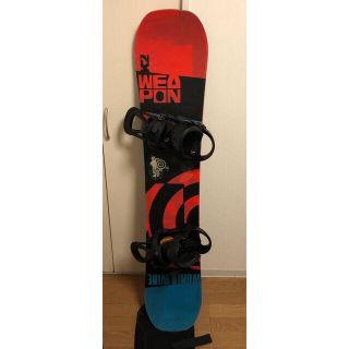 ケーツー(K2)のK2 www スノボ　147cm　バインディングセット　ケース・カバー付き(ボード)