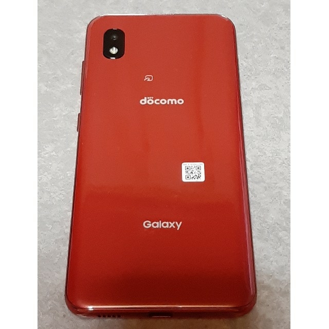 docomo Galaxy A21 レッド 1