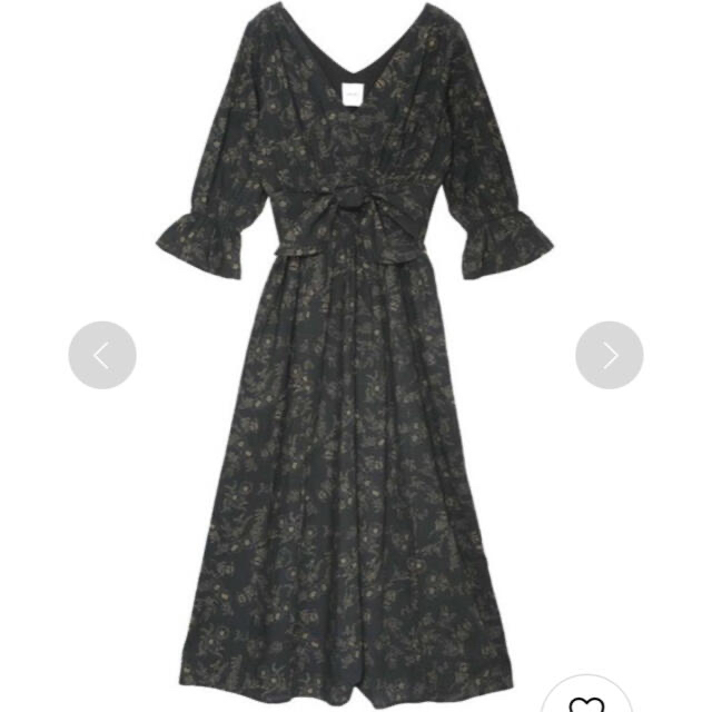 Ameri VINTAGE(アメリヴィンテージ)の♡Ameri VINTAGE♡ Caroline Retro Dress レディースのワンピース(ロングワンピース/マキシワンピース)の商品写真